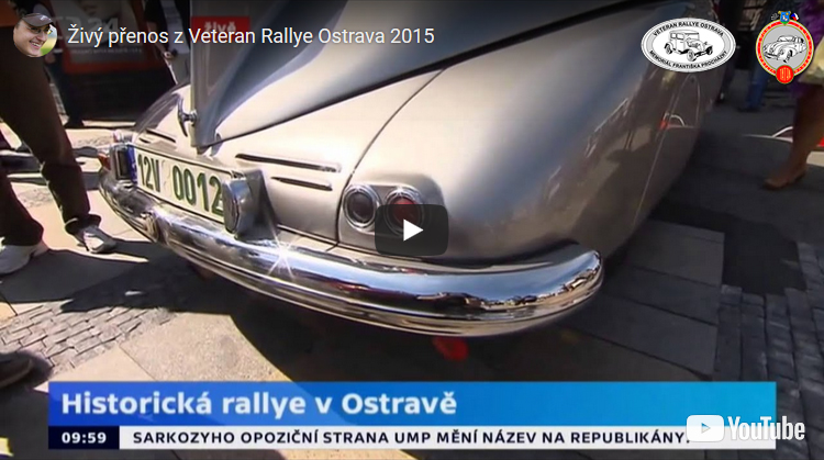 Zivy prenos z Veteran Rallye Ostrava 2015